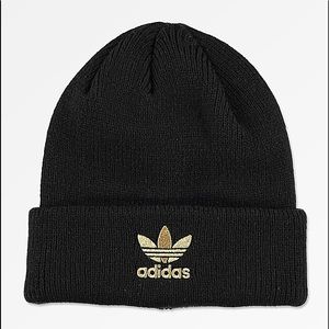 Adidas Black/Gold Beanie